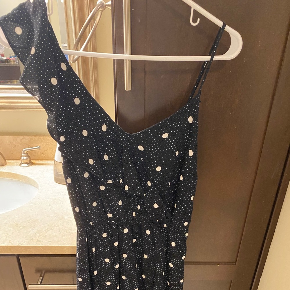 1. State black and white dress